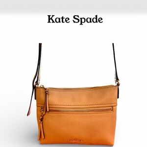 Kate Spade Elegant Tan Crossbody Bag